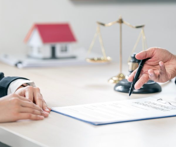 Sale agent deal to agreement with customer and sign agreement contract Insurance home concept. Sale agent deal to agreement with customer and sign agreement contract Insurance home concept.